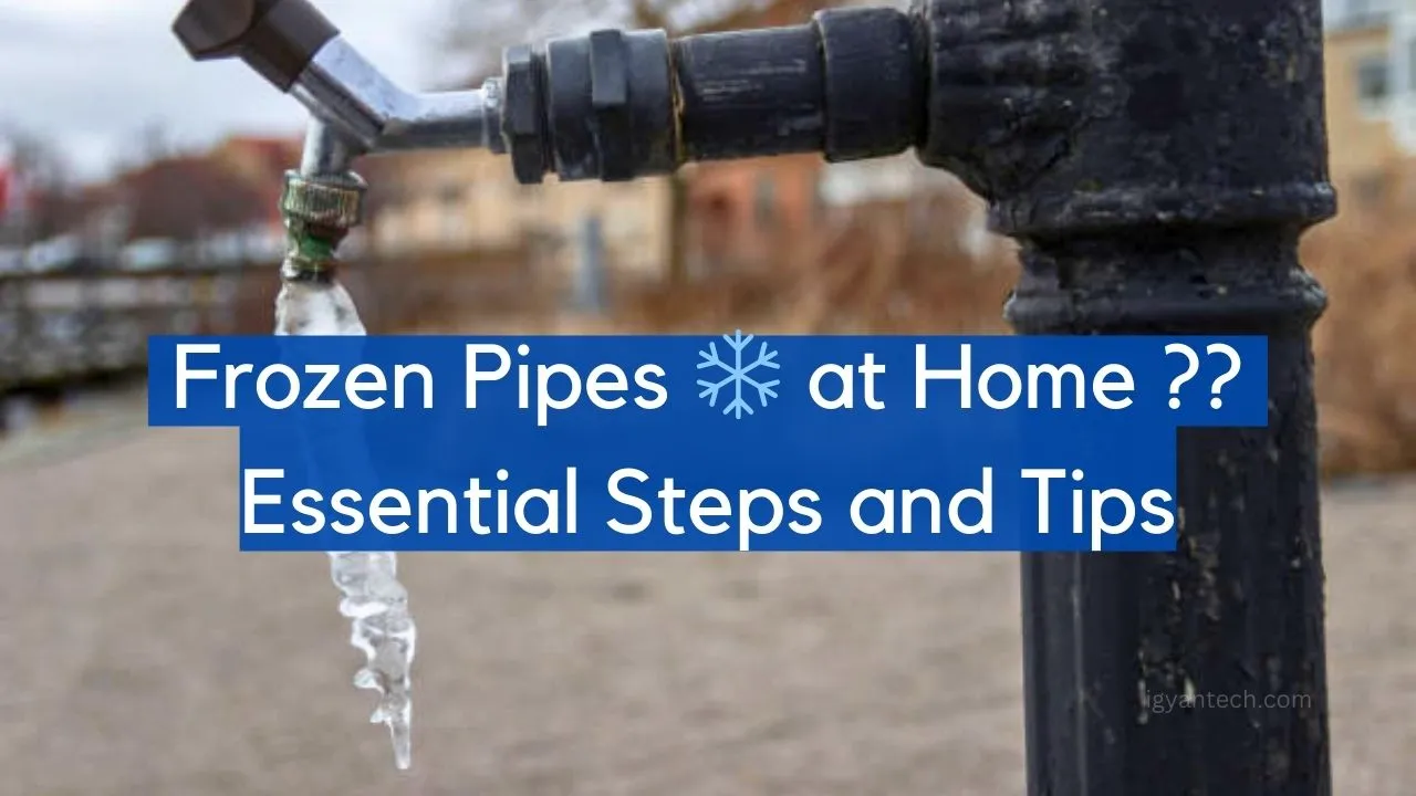 What to do if pipes freeze at home